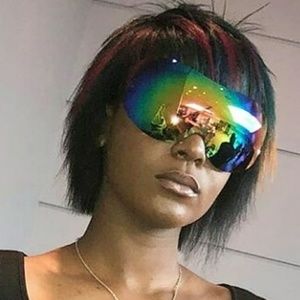 Futuristic Large Sun visor style sunglasses